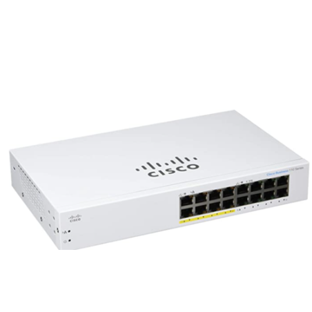 מתג לא מנוהל Cisco 16-Port Gigabit Desktop CBS110-16PP-EU