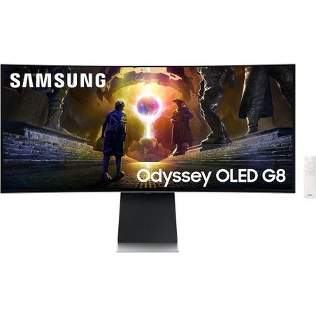 מסך מחשב גיימינג קעור ''Samsung Odyssey G8 S34DG852SM OLED UWQHD 34