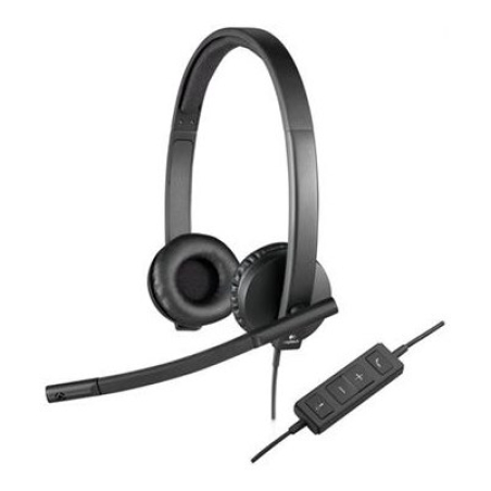אוזניות ‏חוטיות Logitech USB Headset Stereo H570e לוגיטק