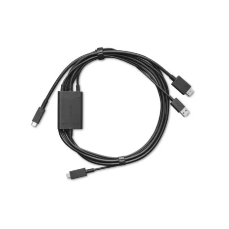 כבל ללוח גרפי Wacom 3-in-1 (HDMI) Cable for 2023 Edition Wacom One Displays - ACK4490602Z
