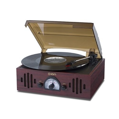 פטיפון עם רדיו וכניסת AUX מדגם ION Audio Trio LP