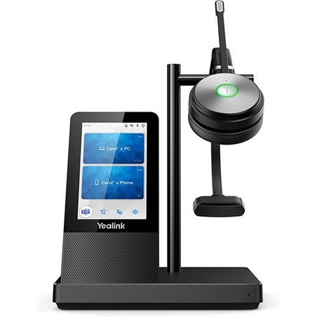 מערכת ראש אלחוטית אוזן אחת YEALINK WH66 M