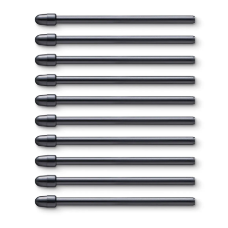 חבילת חודים לעט וואקום Wacom Pen Nibs Standard Black For Wacom Pro Pen 2 And Pro Pen 3D x10 Pack-ACK22211