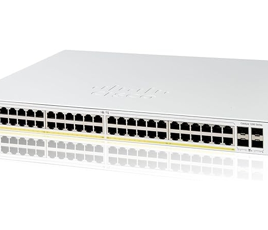 מתג חכם, 48 יציאות, Cisco Catalyst C1200-48P-4G