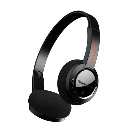 Creative Sound Blaster JAM V2-Ultralight On-ear Bluetooth® Headphones with Multipoint