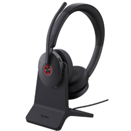 מערכת ראש אלחוטית Yealink BH74 ANC Teams  USB-C/A with Stand