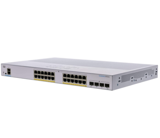 Cisco 24-Port Gigabit PoE Smart Switch CBS250-24P-4G-EU