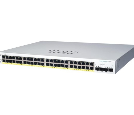 מתג חכם Cisco Business 48-Port Gigabit PoE CBS220-48T-4G-EU