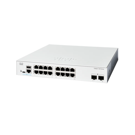 Cisco Catalyst 1300 16-Port Gigabit Switch + 2 x SFP | C1300-16T-2G