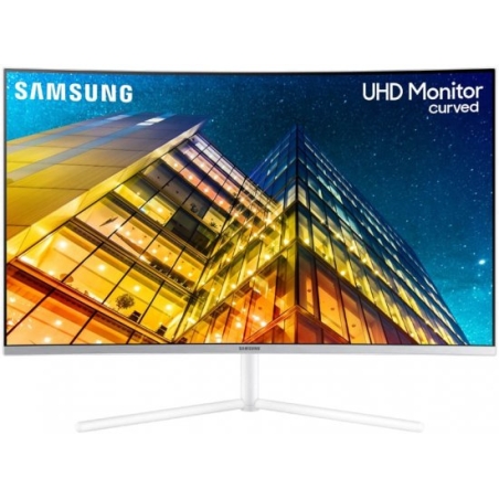 מסך מחשב קעור ''Samsung DS-U32R591CWP UHD 31.5 - צבע לבן