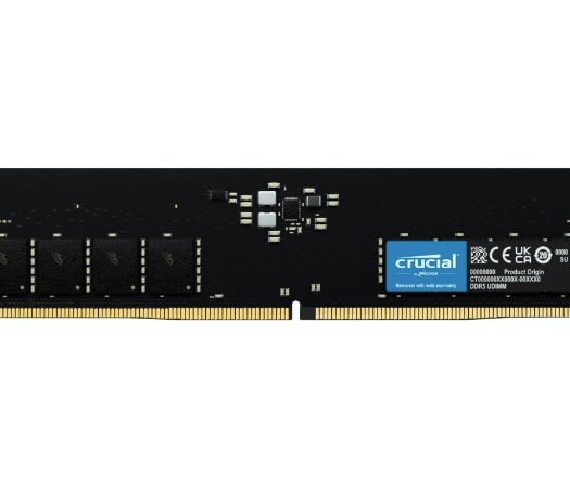 זכרון Crucial DIMM 32GB DDR5 5600Mhz CL46 (16Gbit) CT32G56C46U5