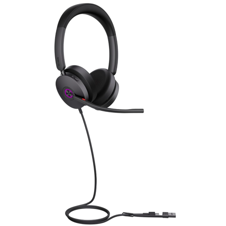 מערכת ראש למחשב Yealink UH48 ANC Dual Teams USB C/A