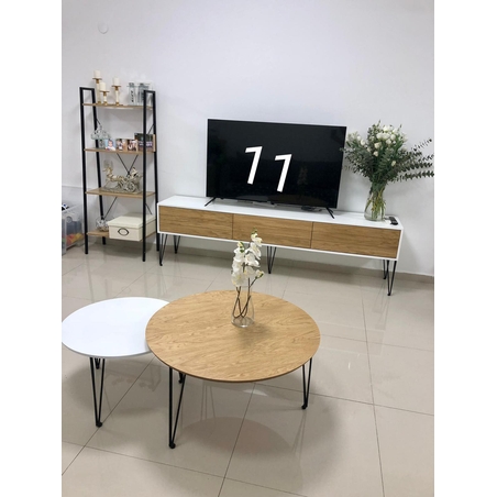 זוג שולחנות סלון ומזנון שירלי