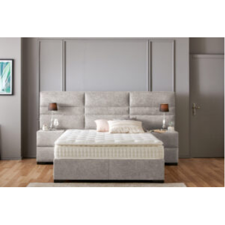 מיטה מרופדת שקד