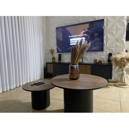 סט מזנון ושולחנות סלון דגם האח הגדול