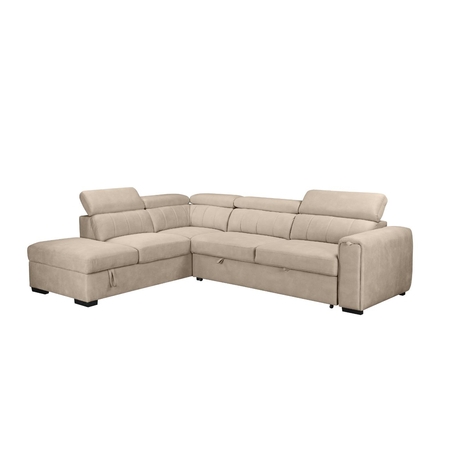 סלון פינתי דגם B1180 נפתח למיטה