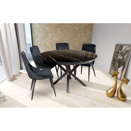 שולחן פינת אוכל עם 4 כסאות