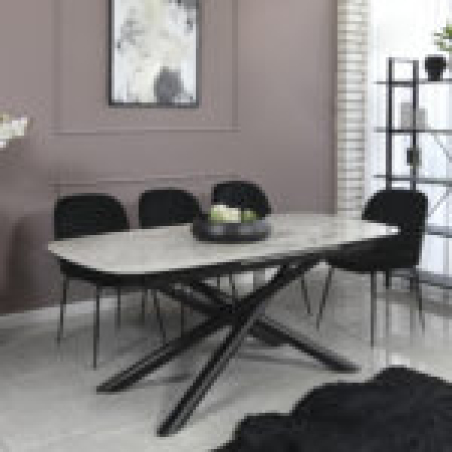 שולחן פינת אוכל עדי עם 6 כסאות