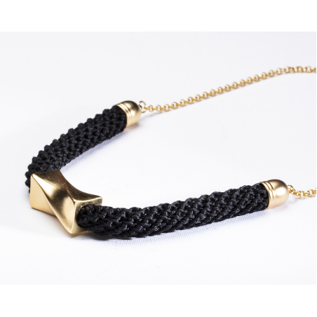 Black & Gold Necklace - Bat-Sheva