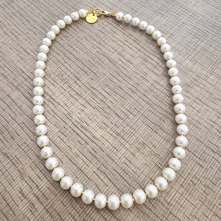 שרשרת פנינים קלאסית בעיצוב נצחי | דגם פאר