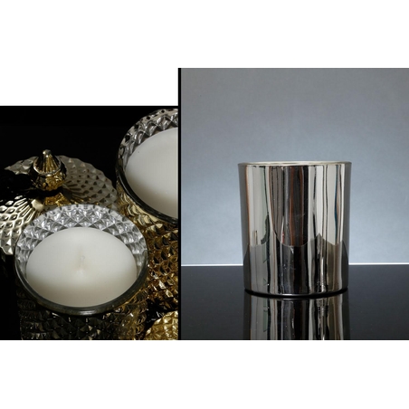 נר בכוס זכוכית 