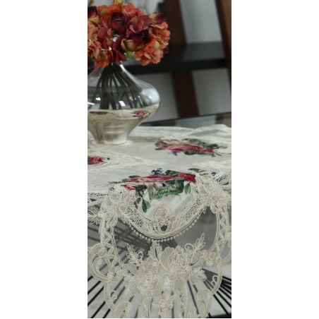 מפת שולחן מיכל נגרין 240×150 דגם סנדרה