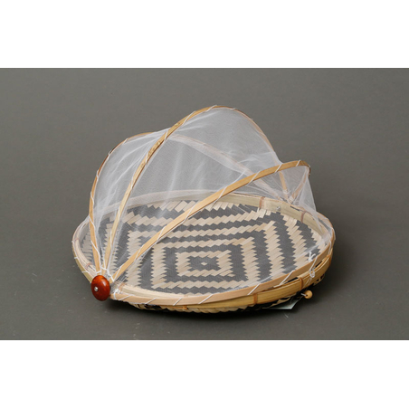 סלסלת קש במבוק להגשת לחם 