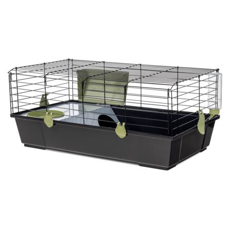 כלוב מכרסמים עם מסתור 80x46x35cm