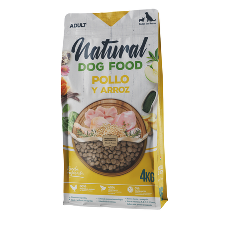 נטורל - מזון לכלבים על בסיס עוף והודו 4 ק
