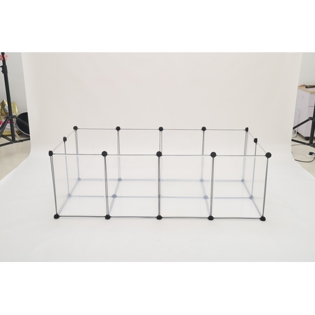 כלוב מודולרי שקוף - 45X70X140