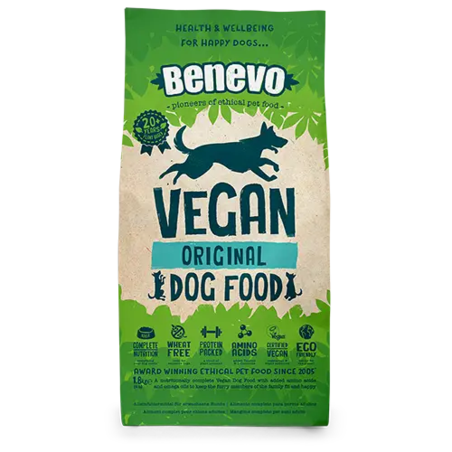 BENEVO מזון טבעוני לכלבים- בנבו לכלב באריזה גדולה של - 15 ק