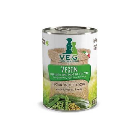 שימור VEG - זוקיני, אפונה ועדשים לכלבים ולחתולים