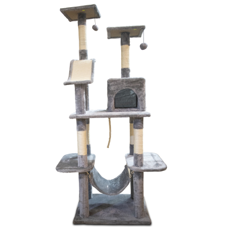 מתקן גירוד לחתולים- 60X50X170