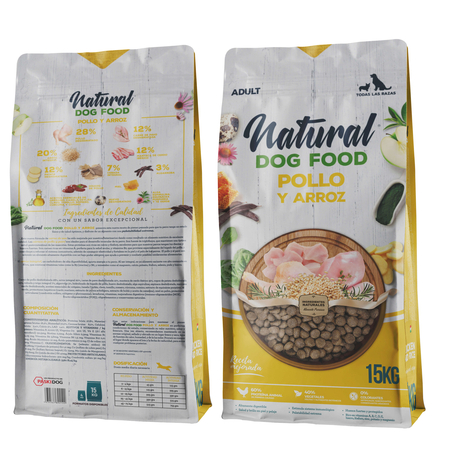 נטורל - מזון לכלבים על בסיס עוף והודו 15 ק