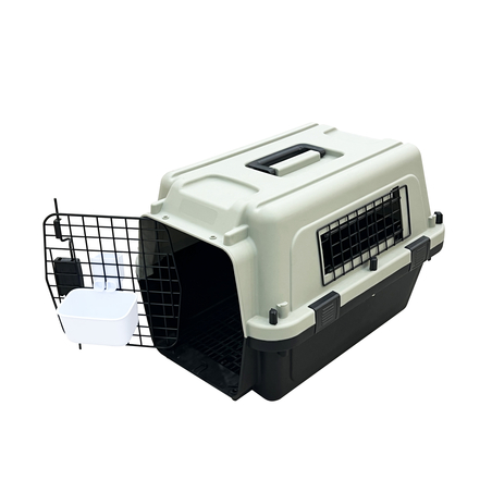 כלוב טיסה XGH מאושר ITA לטיסה כולל קערה ושטיחון- 50X35.5X34.5 ס