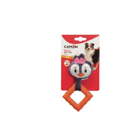 צעצוע בד עם נשכן גומי - CAMON