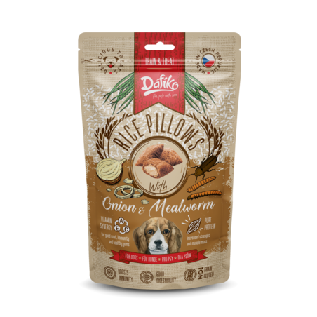 דנטוס כריות לכלבים זחלי קמח ובצל