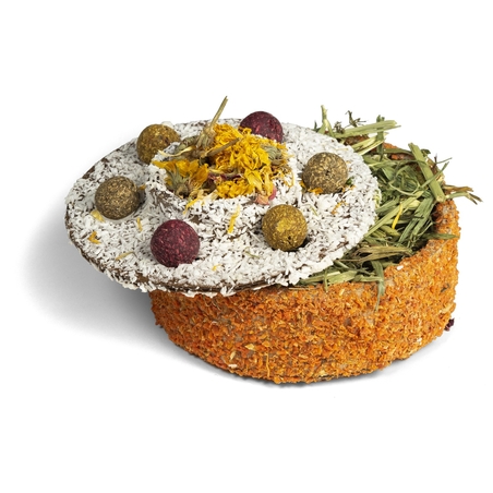 עוגת מסיבה מחציר למכרסמים - 15 ס