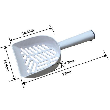 כף גדולה עם מתלה לניקוי חול