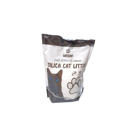 חול לחתולים חול קריסטל עבה עם קרבון  - 3.8 ליטר- אורבן