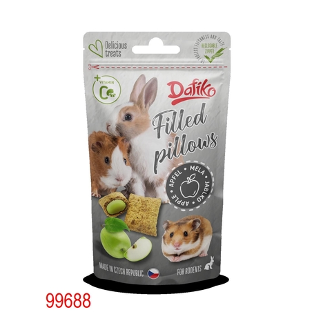 דפיקו למכרסמים חטיף כריות תפוח 40 גרם