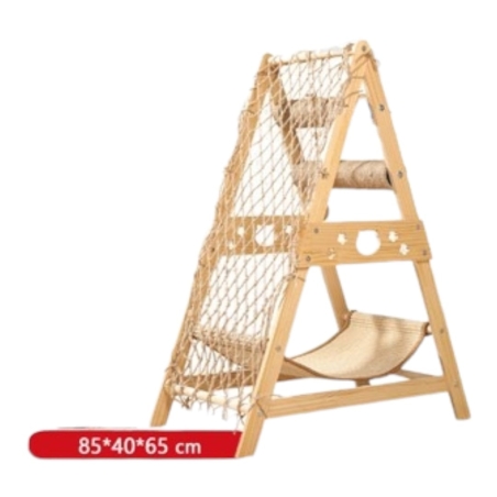 מגרדת עם ערסל וחבלים לחתול 85X40X65