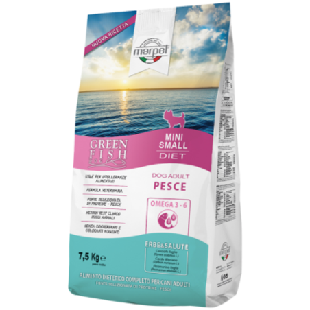 אקוליבריה גרין פיש אוכל היפואלרגני לכלב לגזע קטן 7.5 ק
