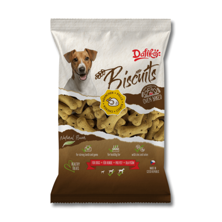 ביסקוויט בטעם עוף לכלב