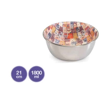 קערה למים ולאוכל מעוצבת 1800 מל'