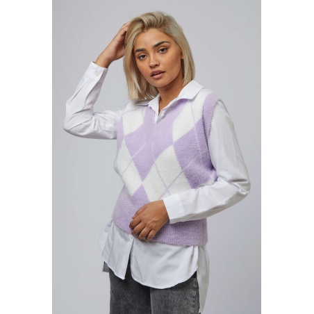 ISABEL VEST LILAC
