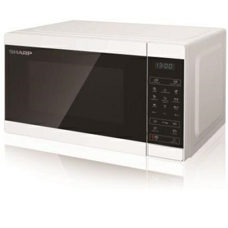 מיקרוגל שארפ 25 ליטר משולב גריל SHARP דגם R709 שחור/ לבן