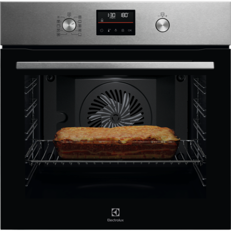 תנור אפייה בנוי אלקטרולוקס 71 ליטר פירוליטי Electrolux EOP6401 - צבע נירוסטה תוצרת גרמניה
