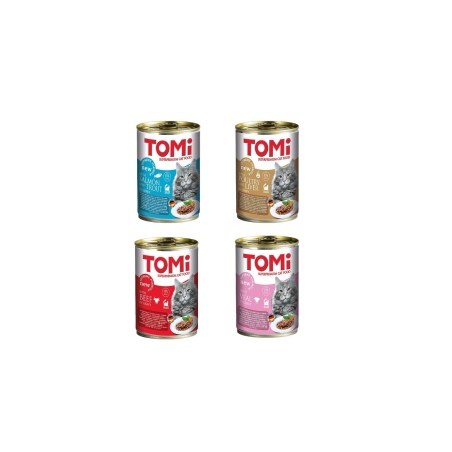 מזון לחתול TOMI 400 גרם