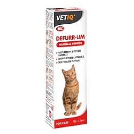 משחה לחתול למניעת כדורי שיער VET-IQ DEFURR -דאפור 70 גר'